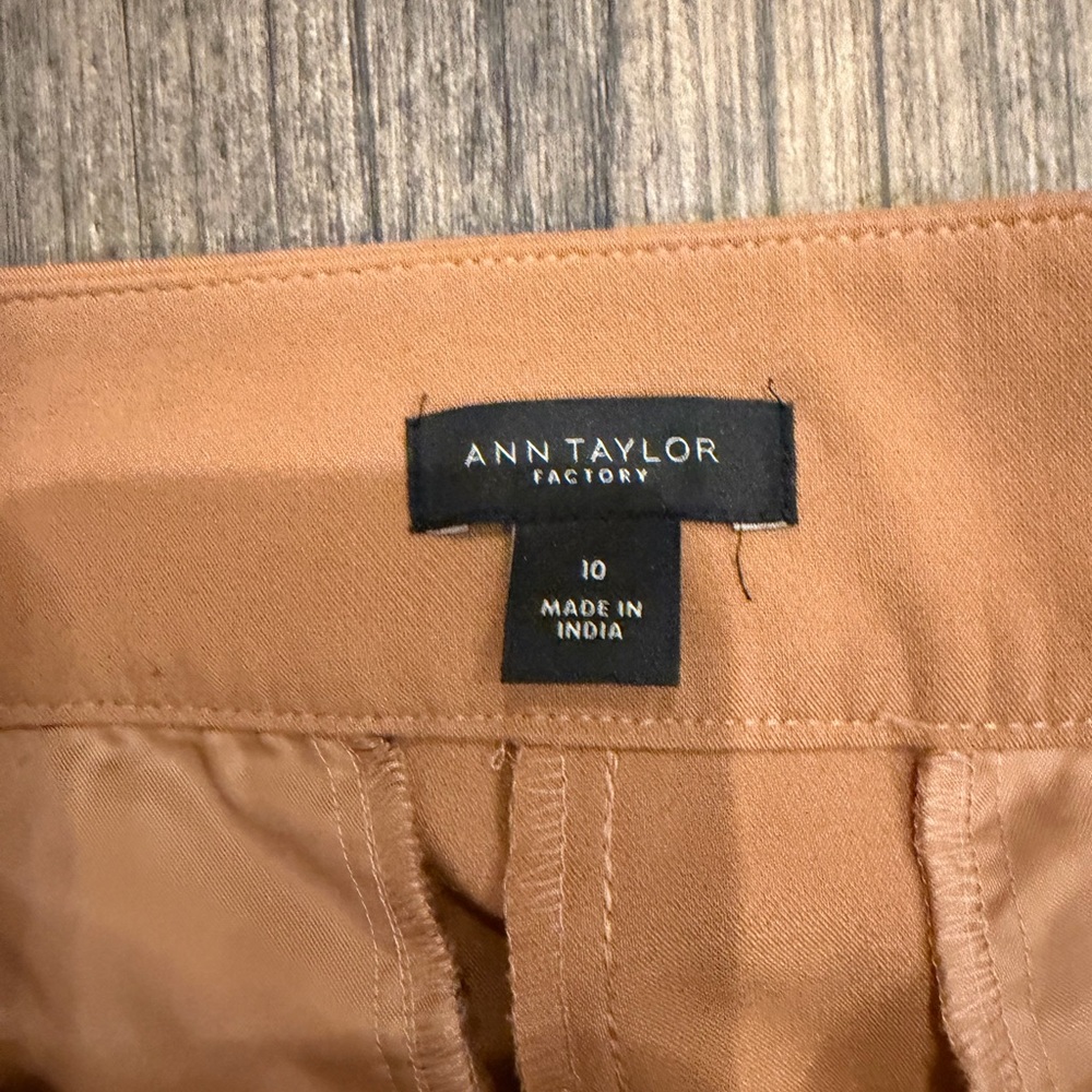Ann Taylor Factory Trousers in Warm Copper